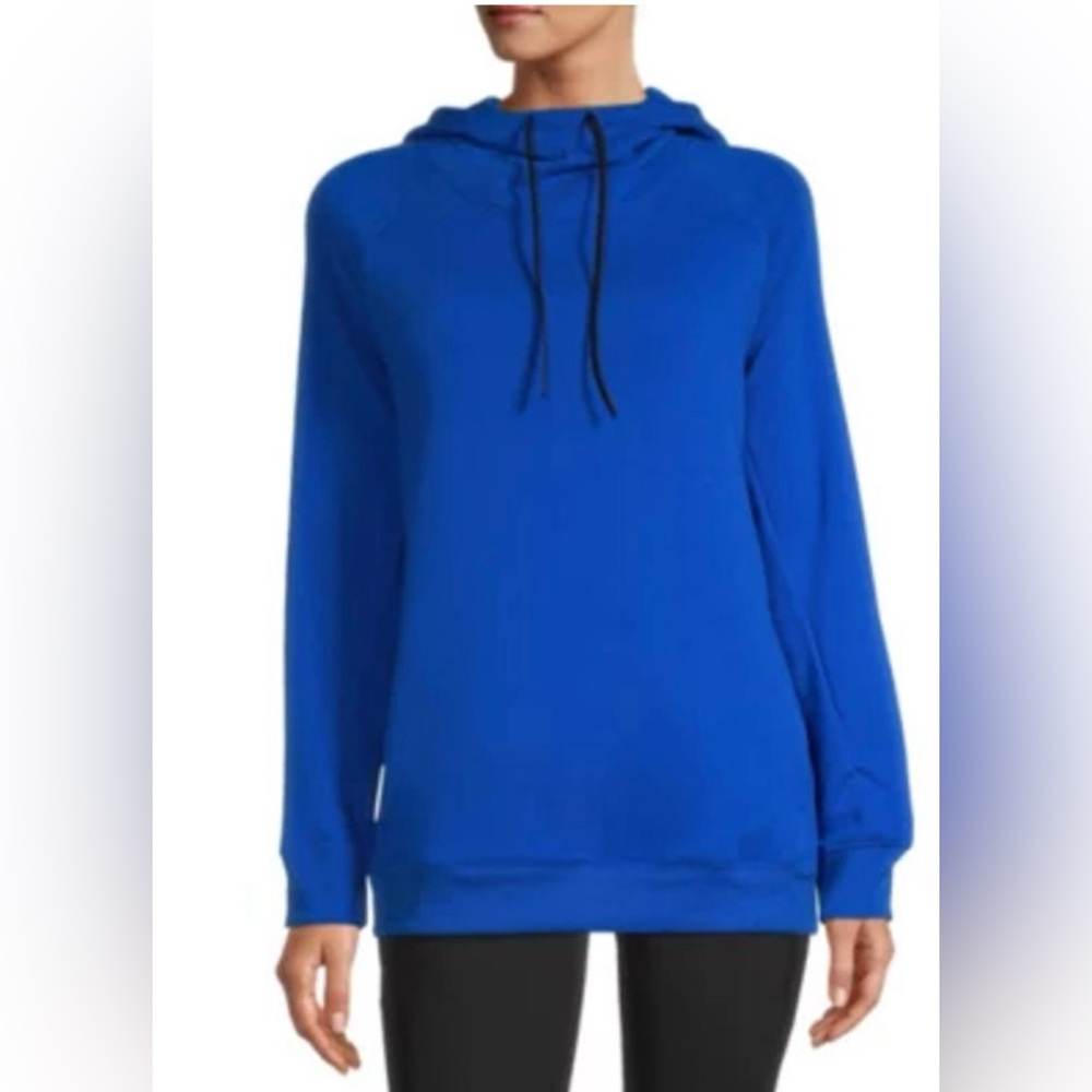 GORGEOUS bright blue Sports illustrated hoodie